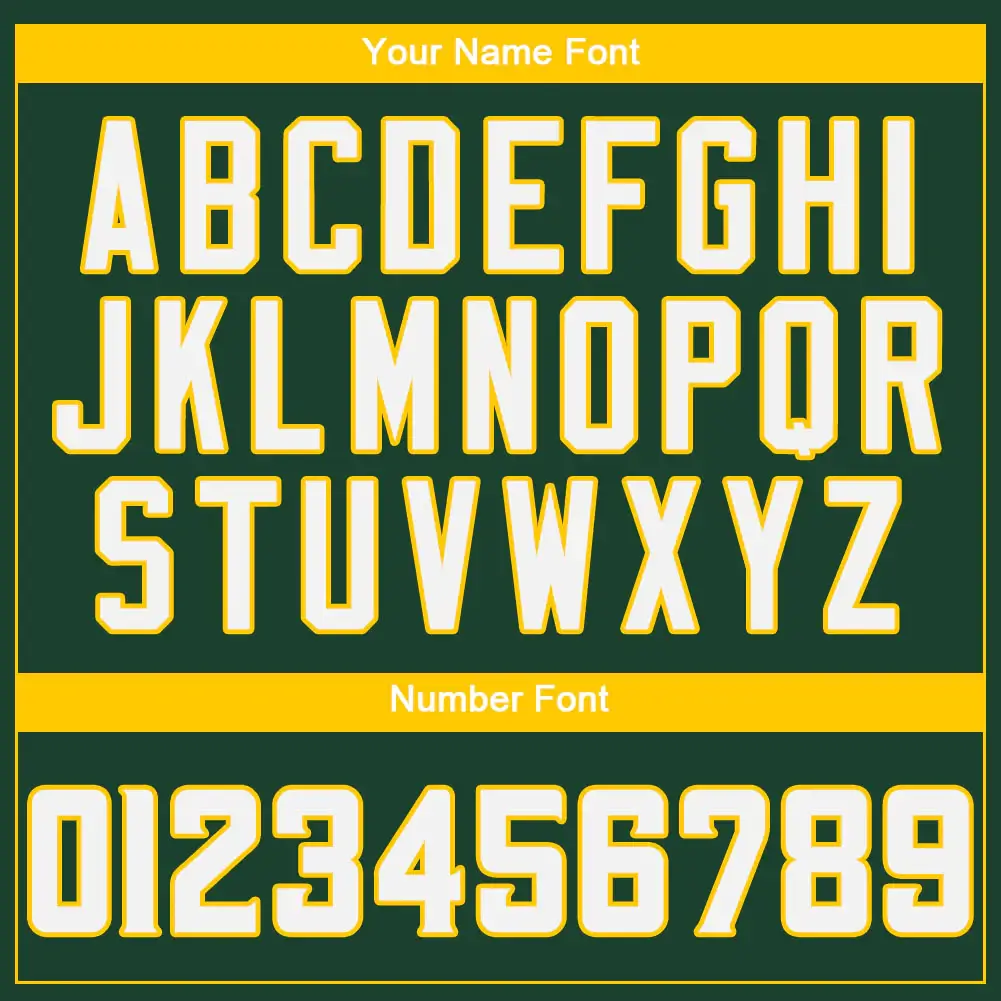 Custom Green Baseball Jersey with White-Gold - Image 2