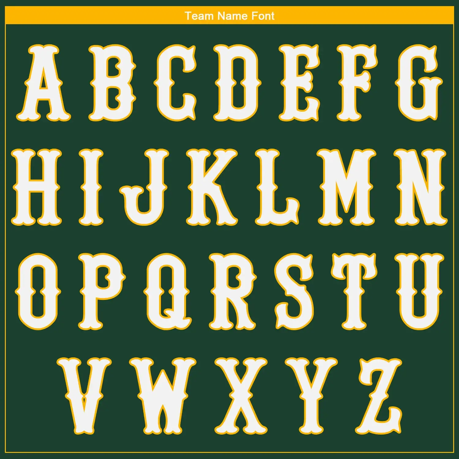 Custom Green Baseball Jersey with White-Gold - Image 3