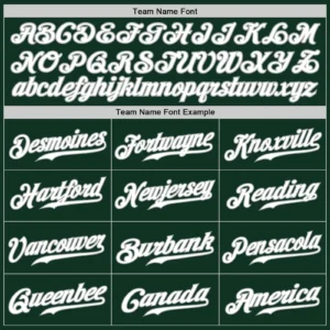 Custom Green Baseball Jersey with White-Gray - Image 2