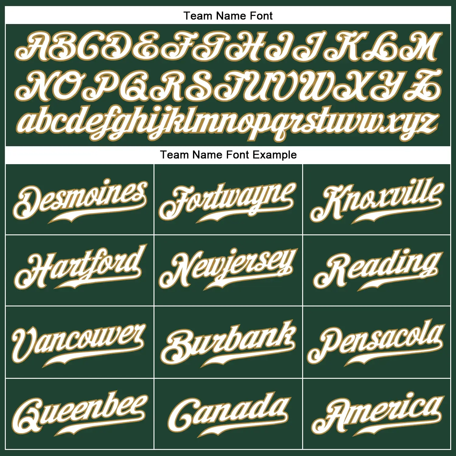 Custom Green Baseball Jersey with White-Old Gold - Image 2