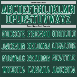 Custom Green Mesh Football Jersey with Kelly Green-White - Image 2