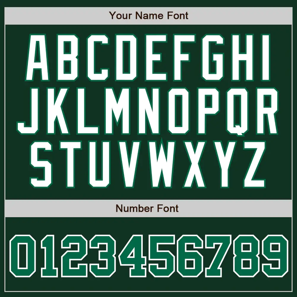 Custom Green Pinstripe Baseball Jersey with Green-White - Image 2