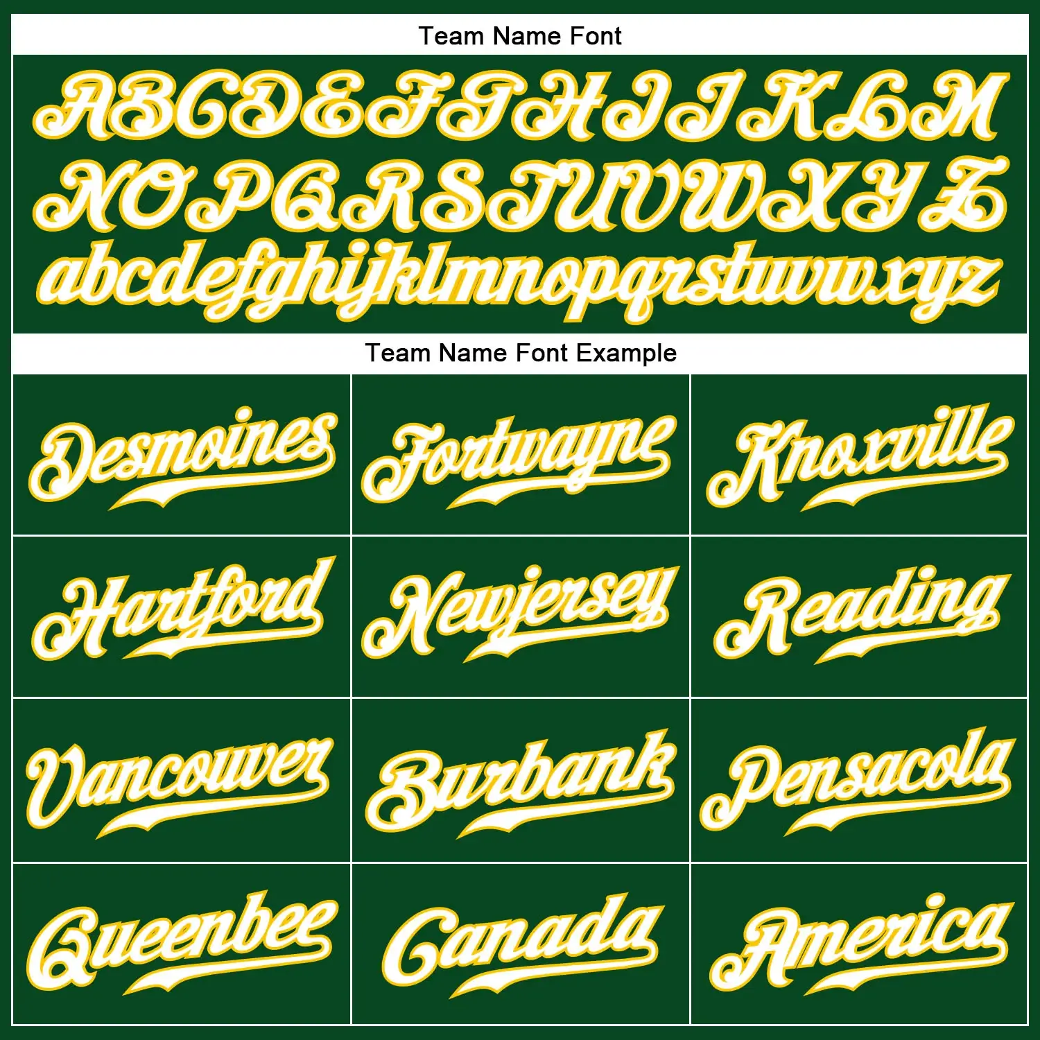 Custom Green Pinstripe Baseball Jersey with White-Gold - Image 2