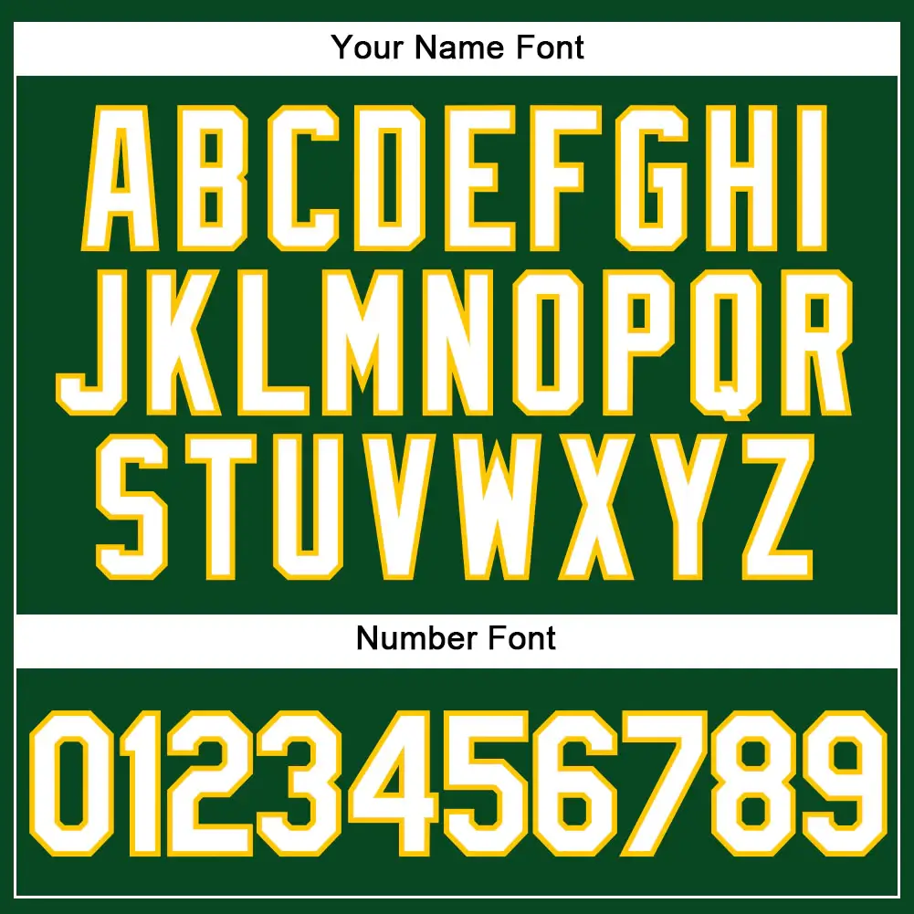 Custom Green Pinstripe Baseball Jersey with White-Gold - Image 3
