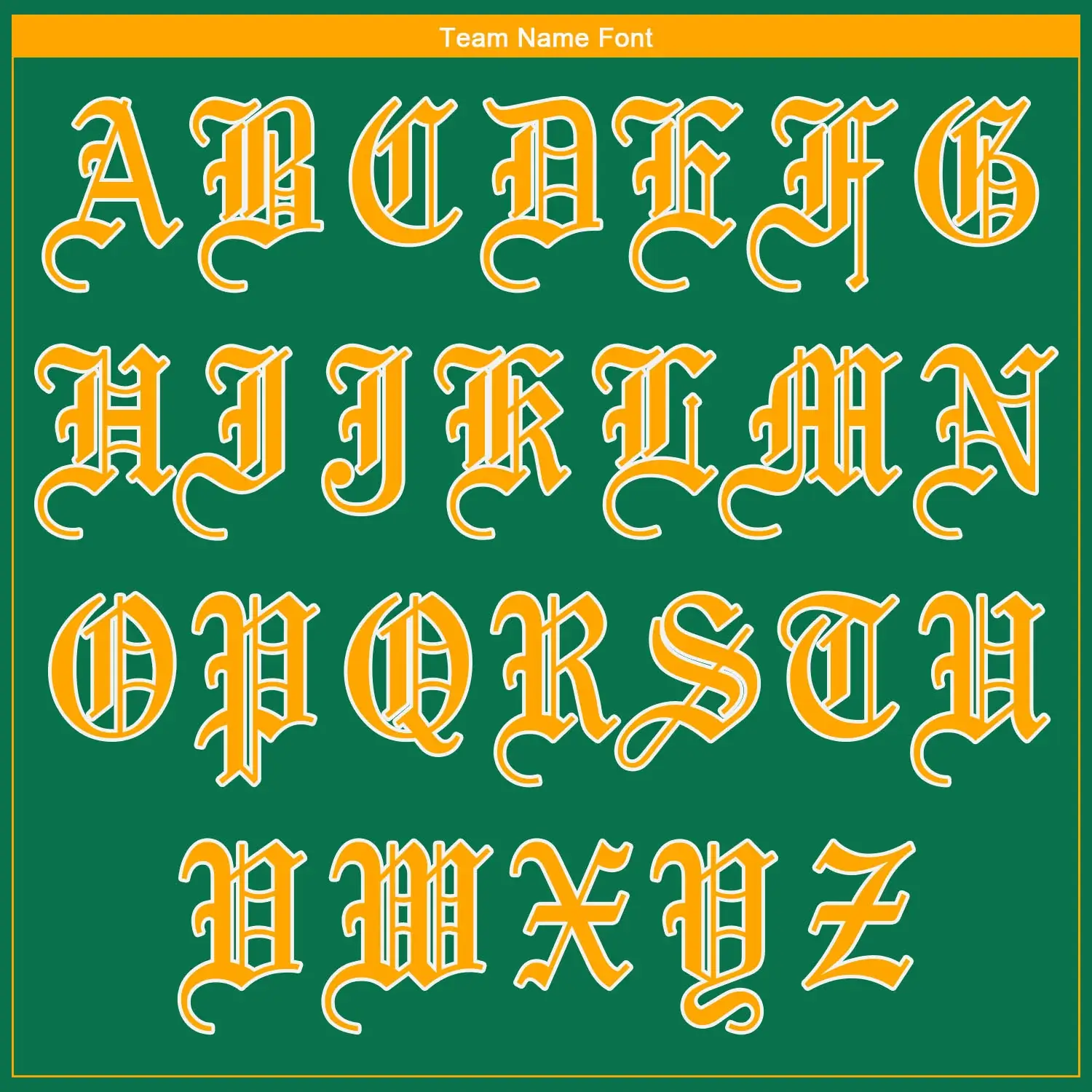 Custom Kelly Green Baseball Jersey with Gold-White - Image 3