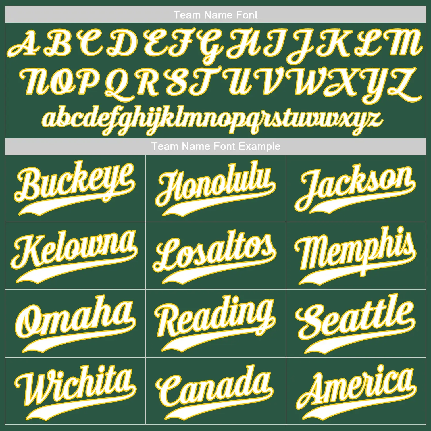 Custom Kelly Green Baseball Jersey with White-Gold - Image 3