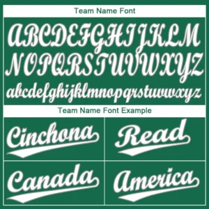 Custom Kelly Green Baseball Jersey with White-Gray - Image 3