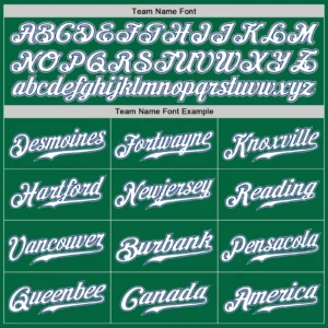 Custom Kelly Green Baseball Jersey with White-Royal - Image 3