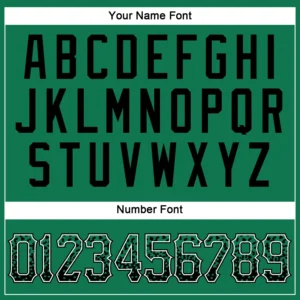 Custom Kelly Green Drift Fashion Baseball Jersey with Black-White - Image 3