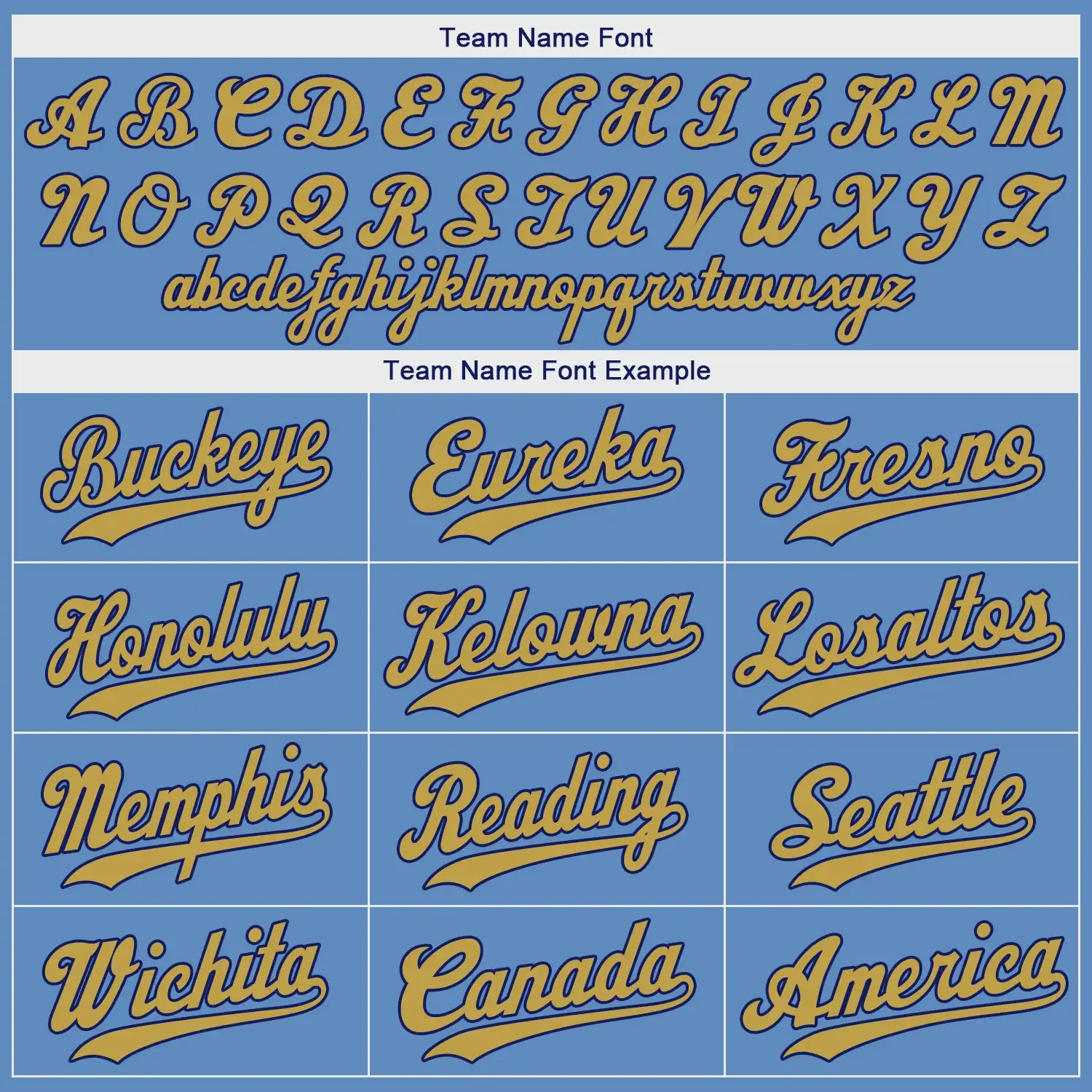 Custom Light Blue Baseball Jersey with Old Gold-Royal - Image 3