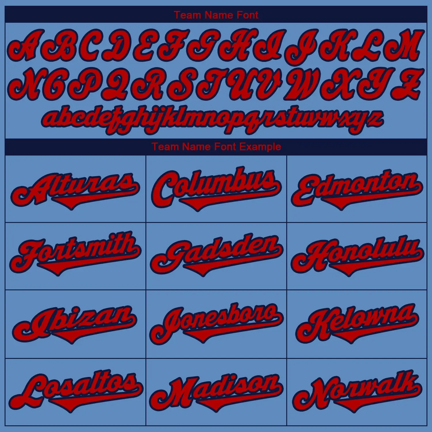 Custom Light Blue Baseball Jersey with Red-Navy - Image 3
