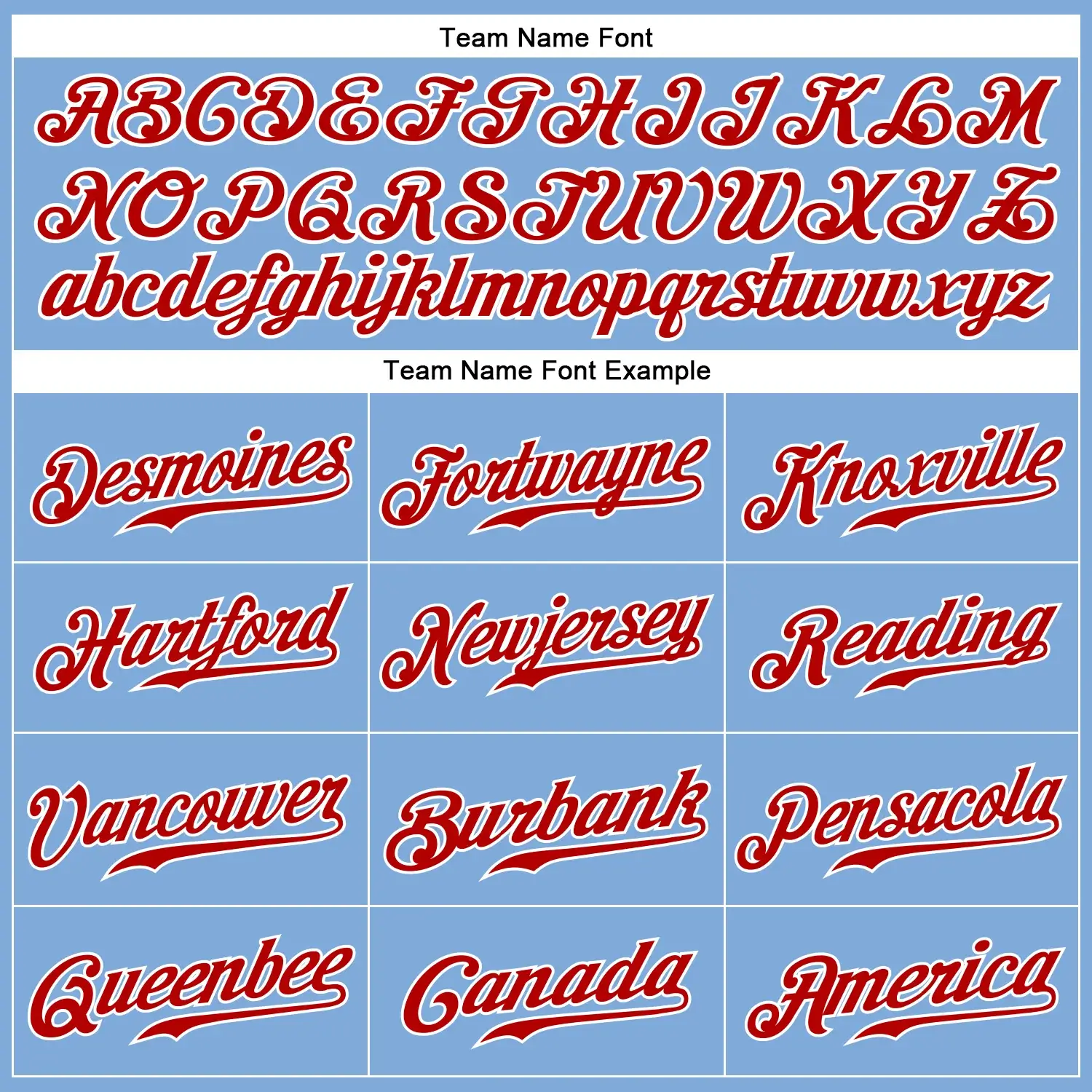 Custom Light Blue Baseball Jersey with Red-White - Image 2