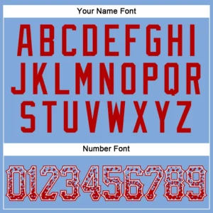 Custom Light Blue Drift Fashion Baseball Jersey with Red-White - Image 3