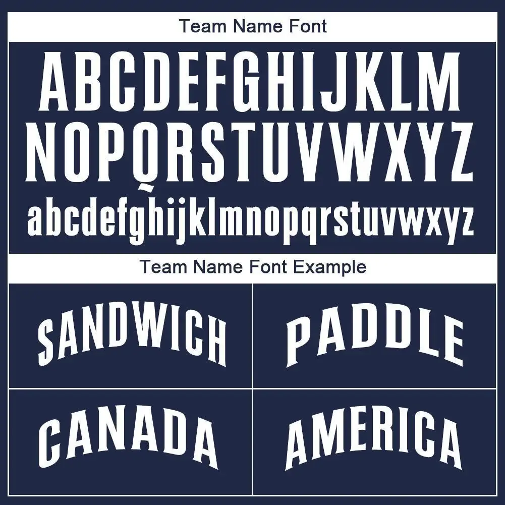 Custom Navy Baseball Jersey with White - Image 3