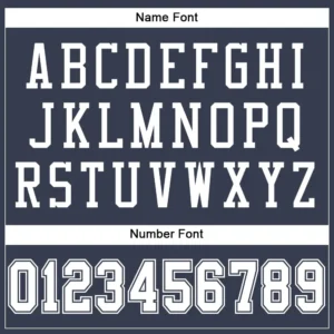 Custom Navy Mesh Football Jersey with White-Gray - Image 3