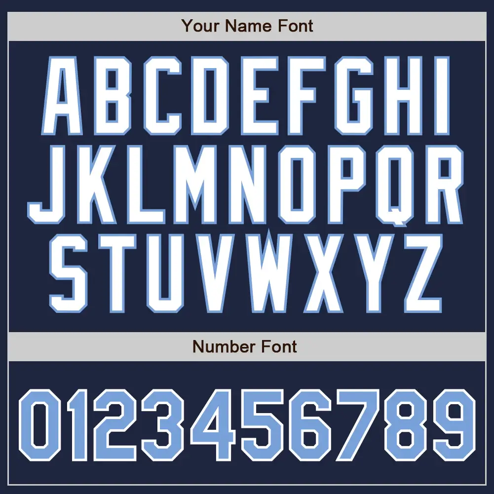 Custom Navy Pinstripe Baseball Jersey with Light Blue-White - Image 2