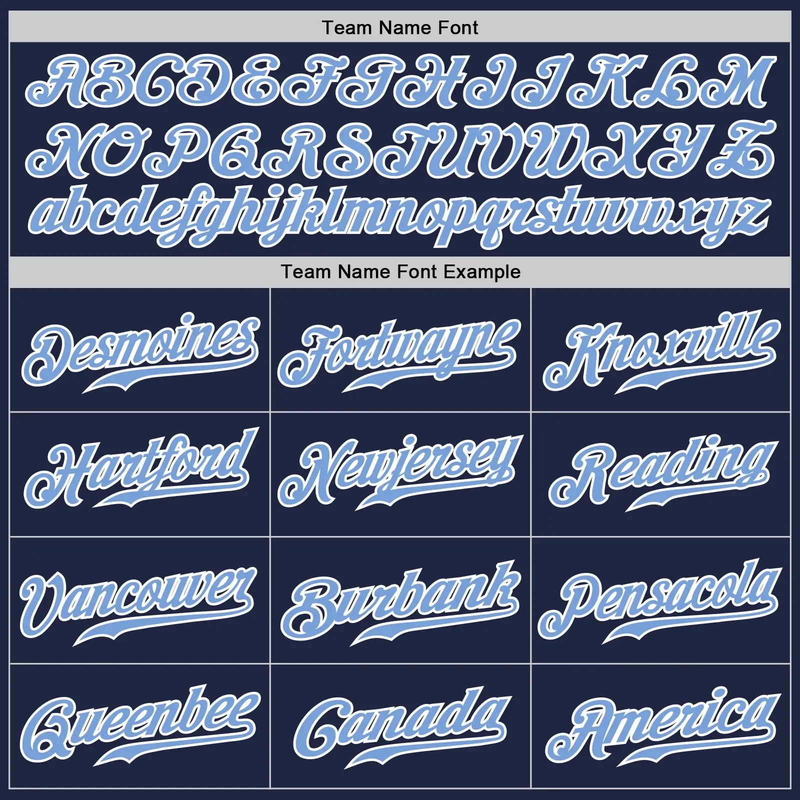 Custom Navy Pinstripe Baseball Jersey with Light Blue-White - Image 3