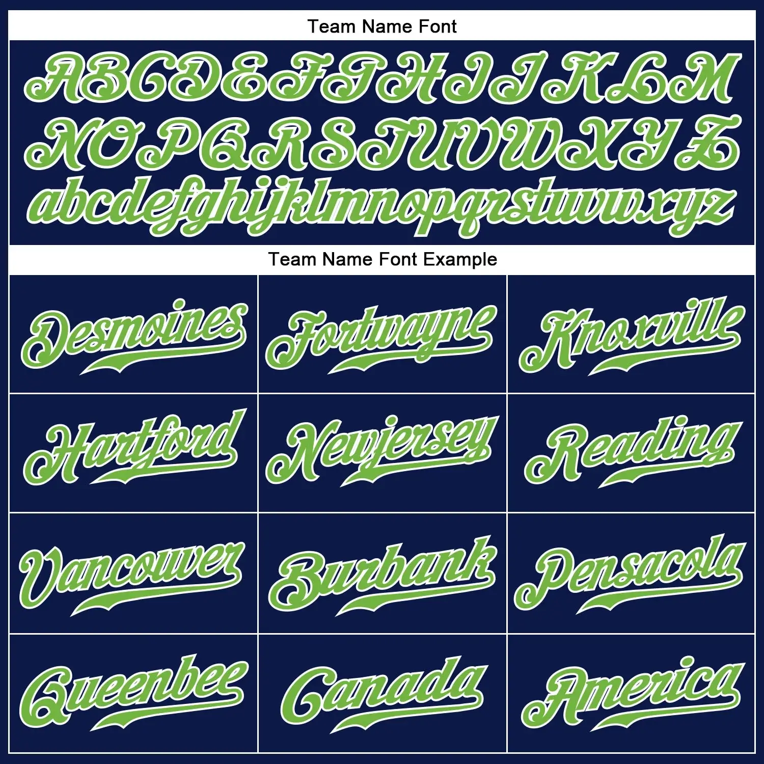 Custom Navy Pinstripe Baseball Jersey with Neon Green-White - Image 2