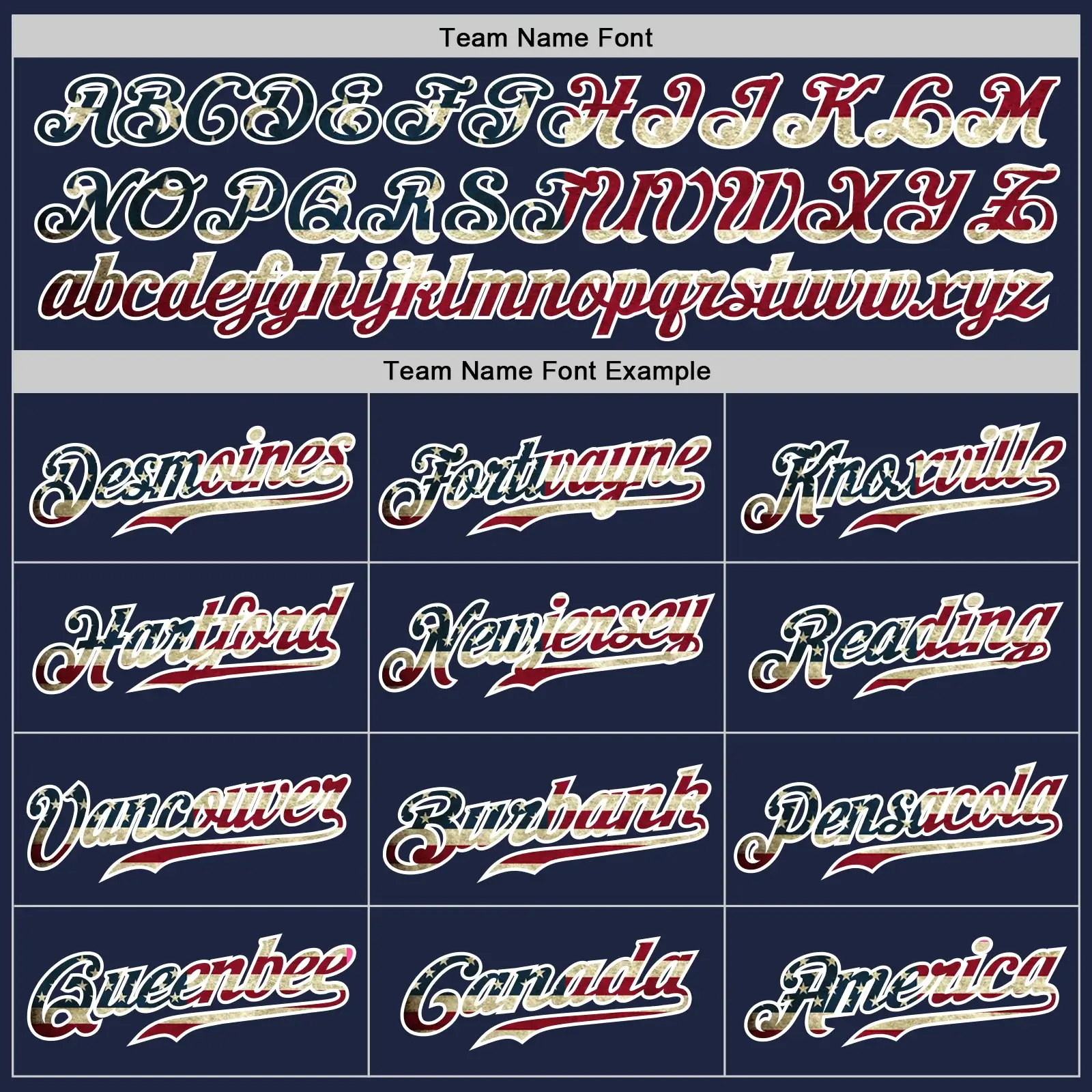 Custom Navy Pinstripe USA Flag Fashion Baseball Jersey with White - Image 3