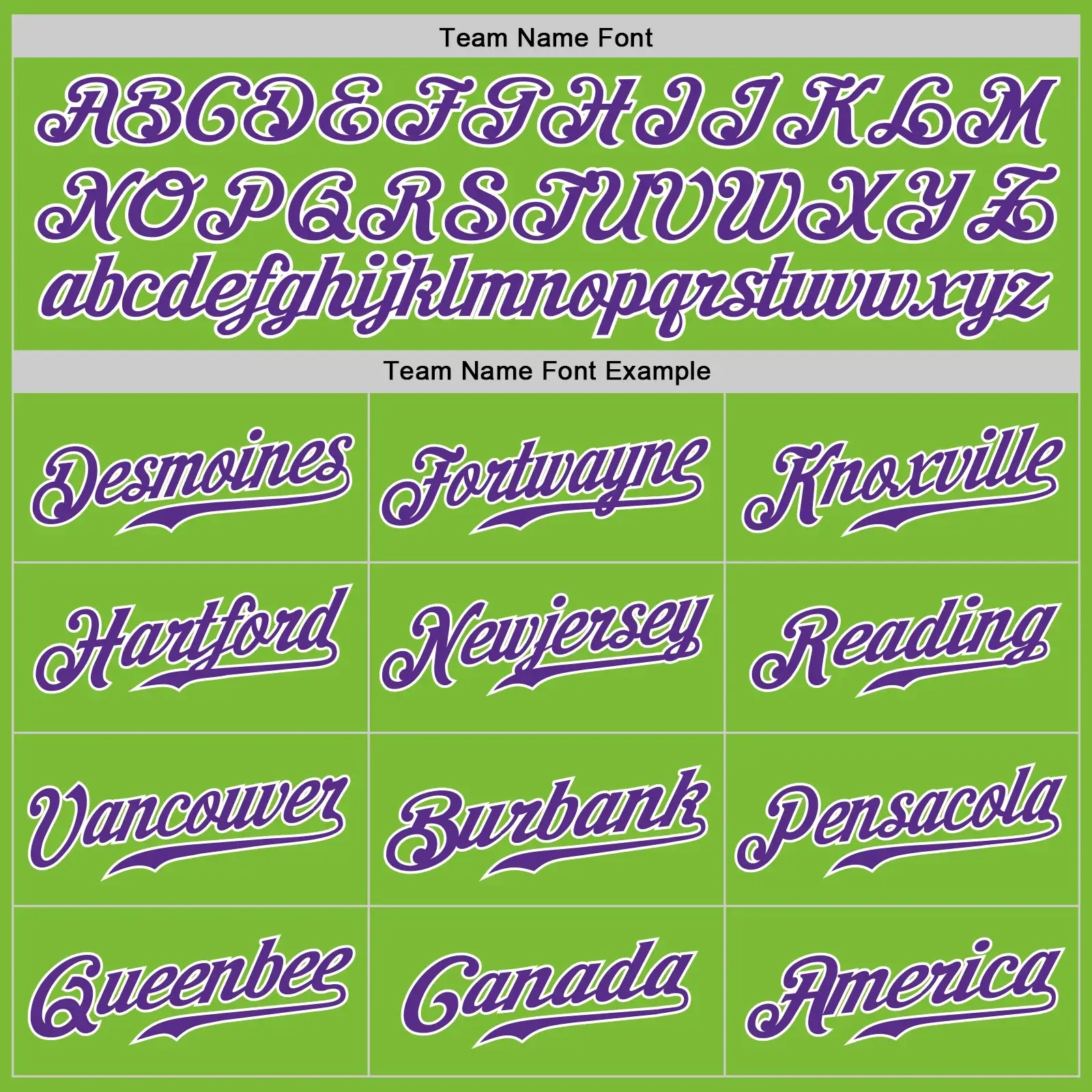 Custom Neon Green Baseball Jersey with Purple-White - Image 2