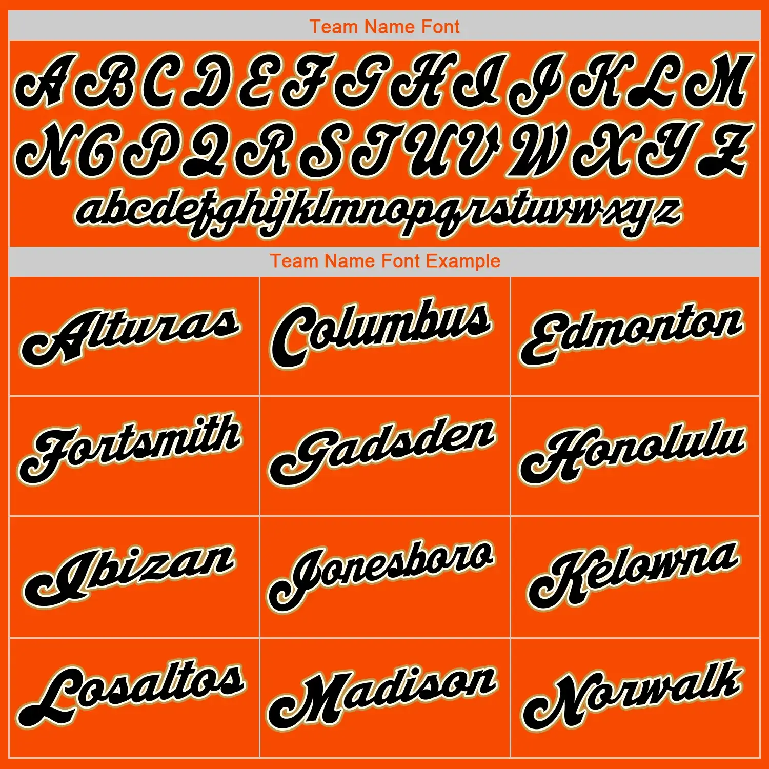 Custom Orange Baseball Jersey with Black-Cream - Image 3