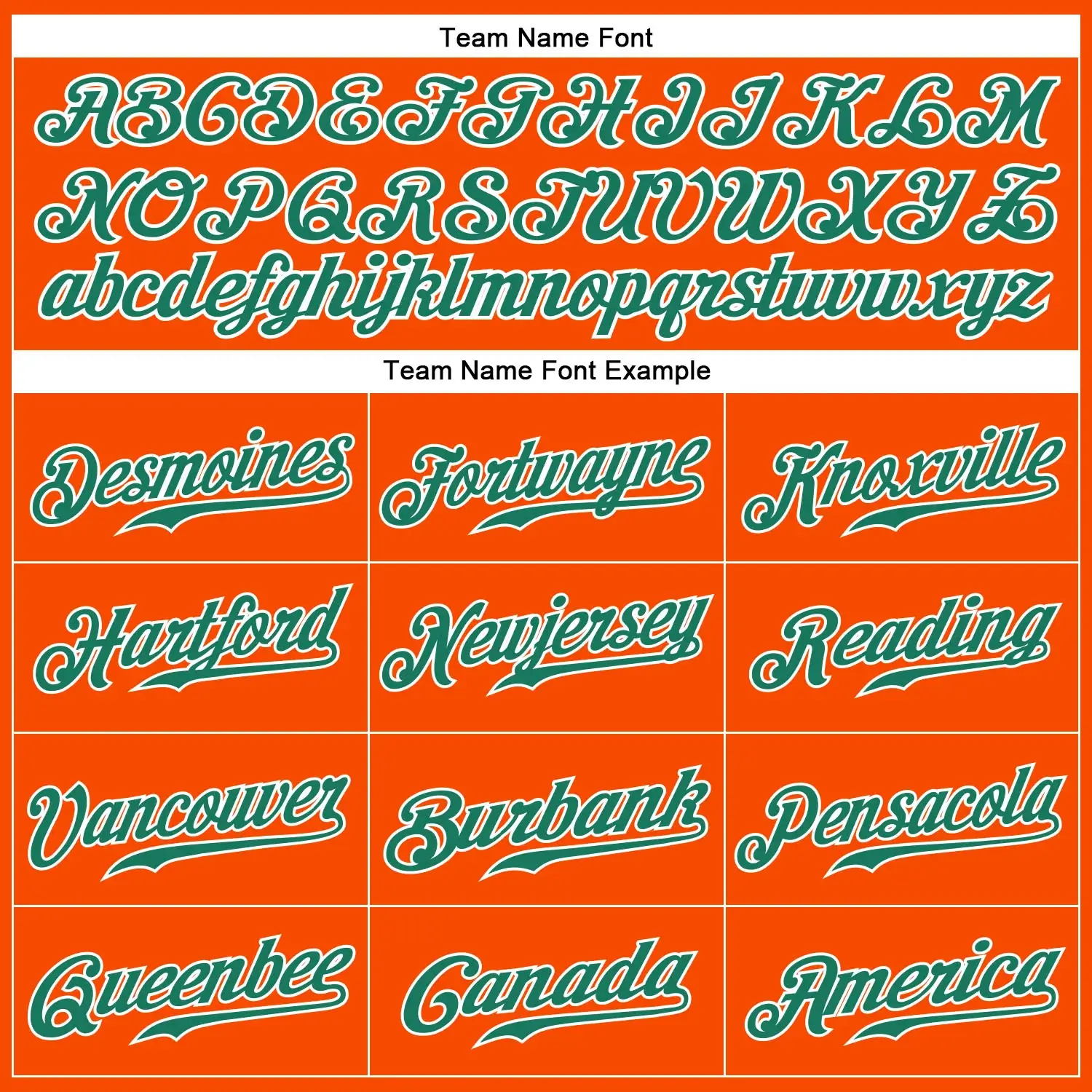 Custom Orange Pinstripe Baseball Jersey with Kelly Green-White - Image 2