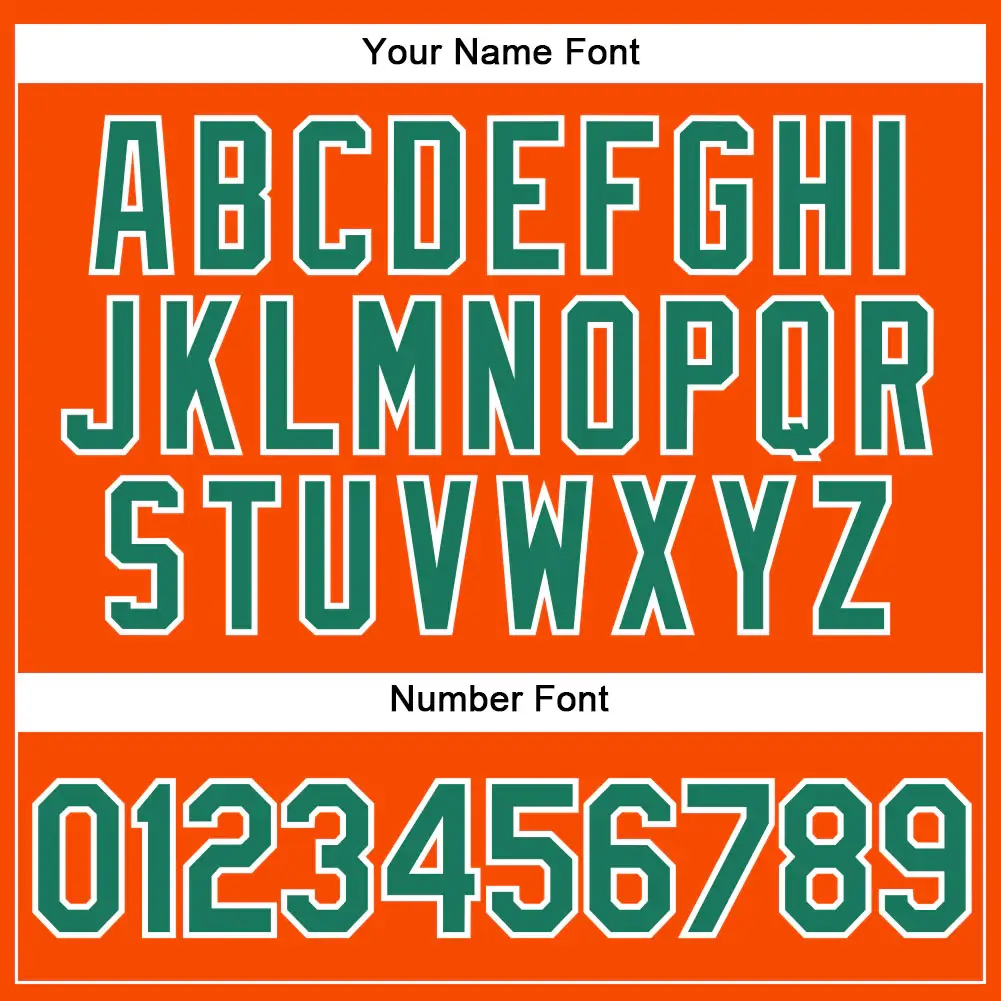 Custom Orange Pinstripe Baseball Jersey with Kelly Green-White - Image 3