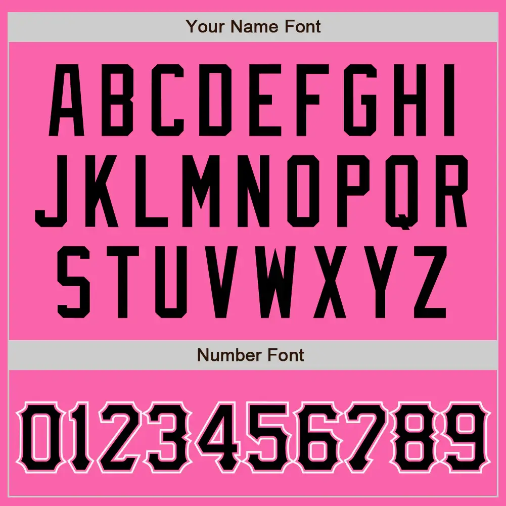 Custom Pink Baseball Jersey with Black-White - Image 2