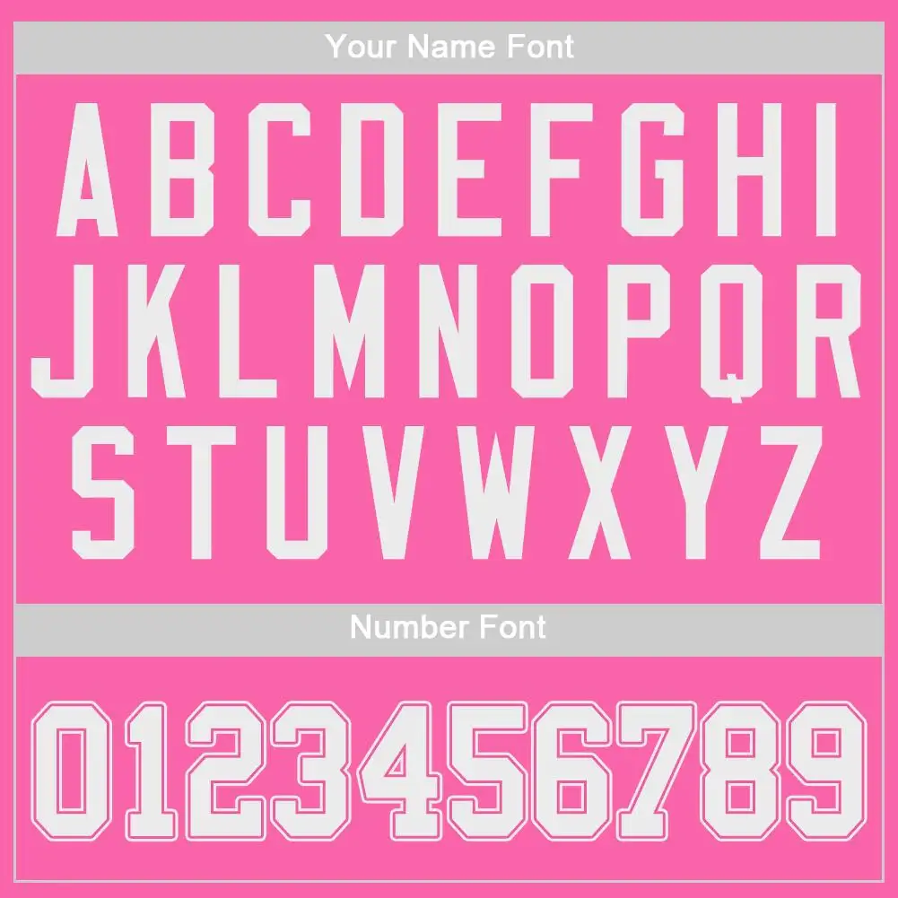 Custom Pink Baseball Jersey with White - Image 2