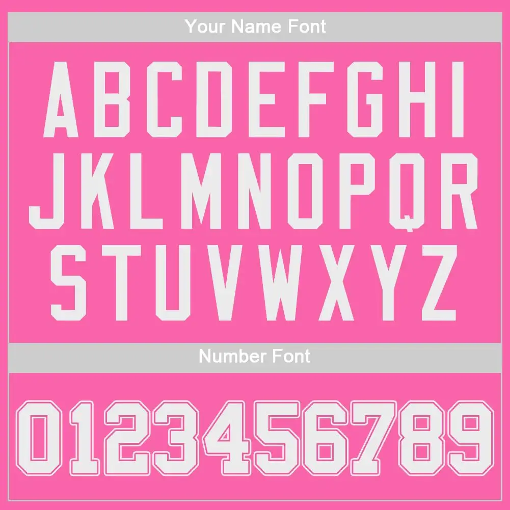 Custom Pink Baseball Jersey with White - Image 2