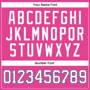Custom Pink Baseball Jersey with White-Navy - Image 3