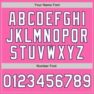 Custom Pink Fade Fashion Baseball Jersey with White-Navy - Image 2