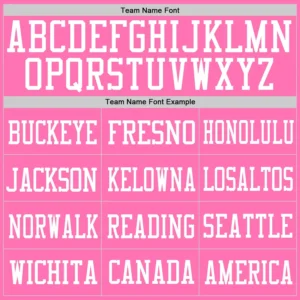 Custom Pink Mesh Football Jersey with Pink-White - Image 2