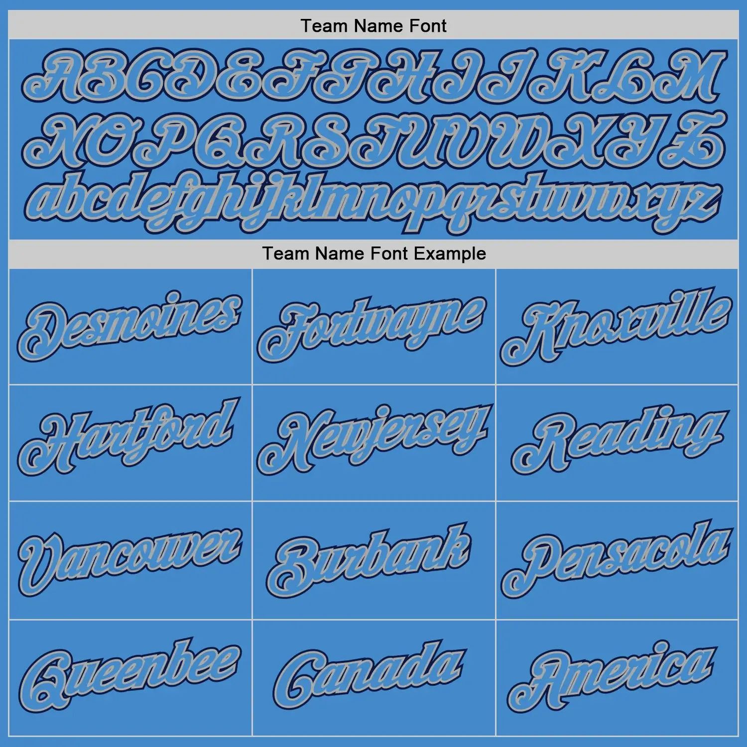 Custom Powder Blue Baseball Jersey with Powder Blue-Navy - Image 2