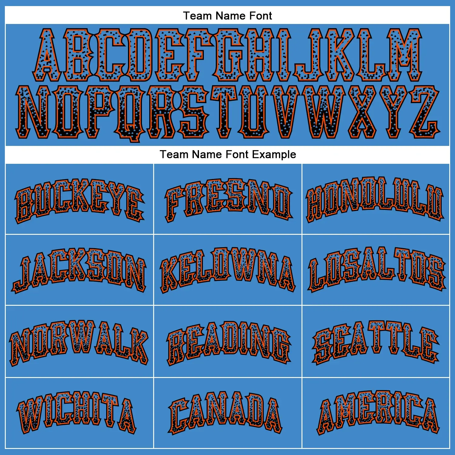 Custom Powder Blue Drift Fashion Baseball Jersey with Black-Orange - Image 2