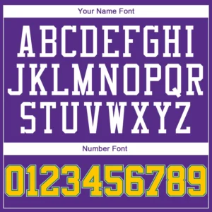 Custom Purple Baseball Jersey with Gold-Kelly Green - Image 3