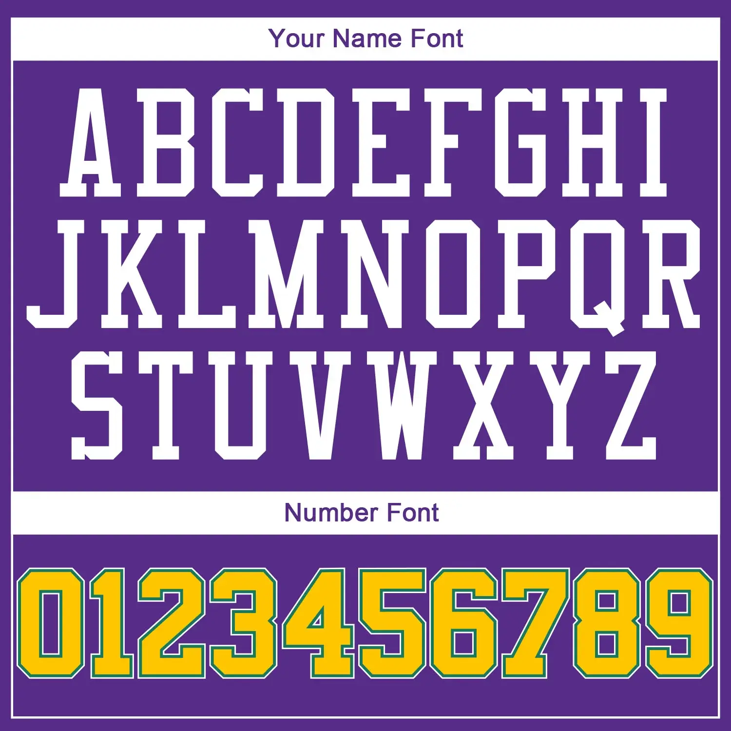 Custom Purple Baseball Jersey with Gold-Kelly Green - Image 3