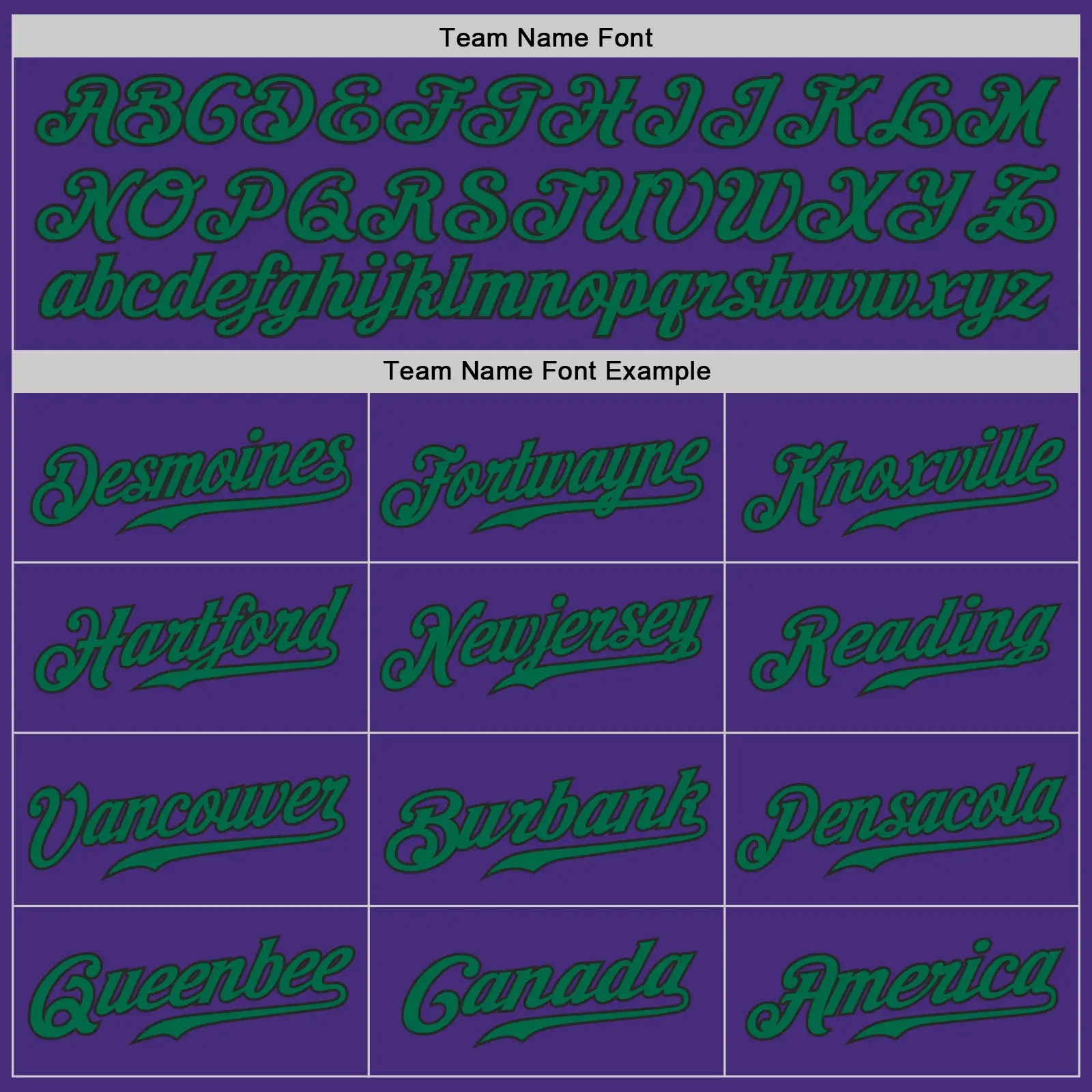 Custom Purple Baseball Jersey with Kelly Green-Black - Image 3
