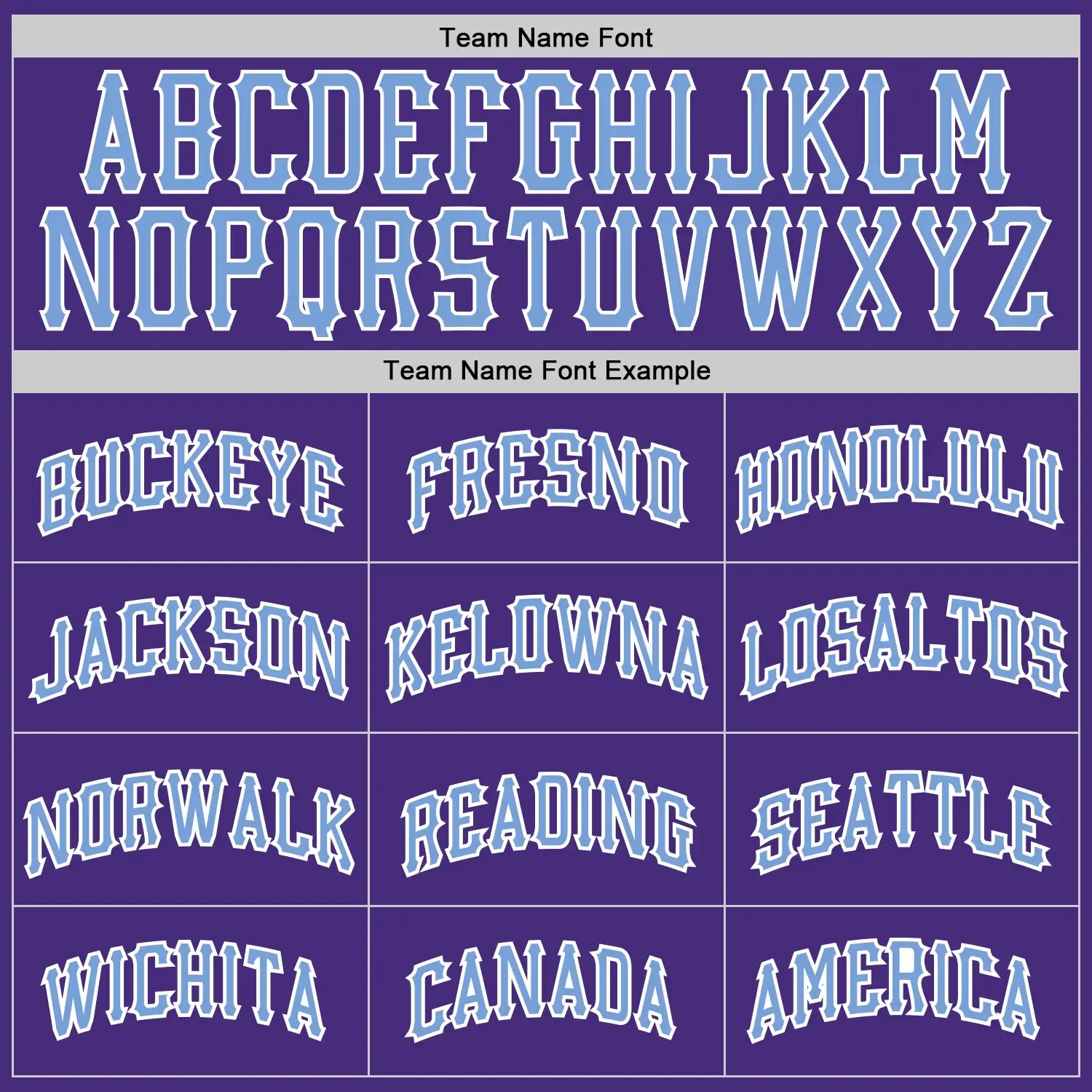 Custom Purple Baseball Jersey with Light Blue-White - Image 2