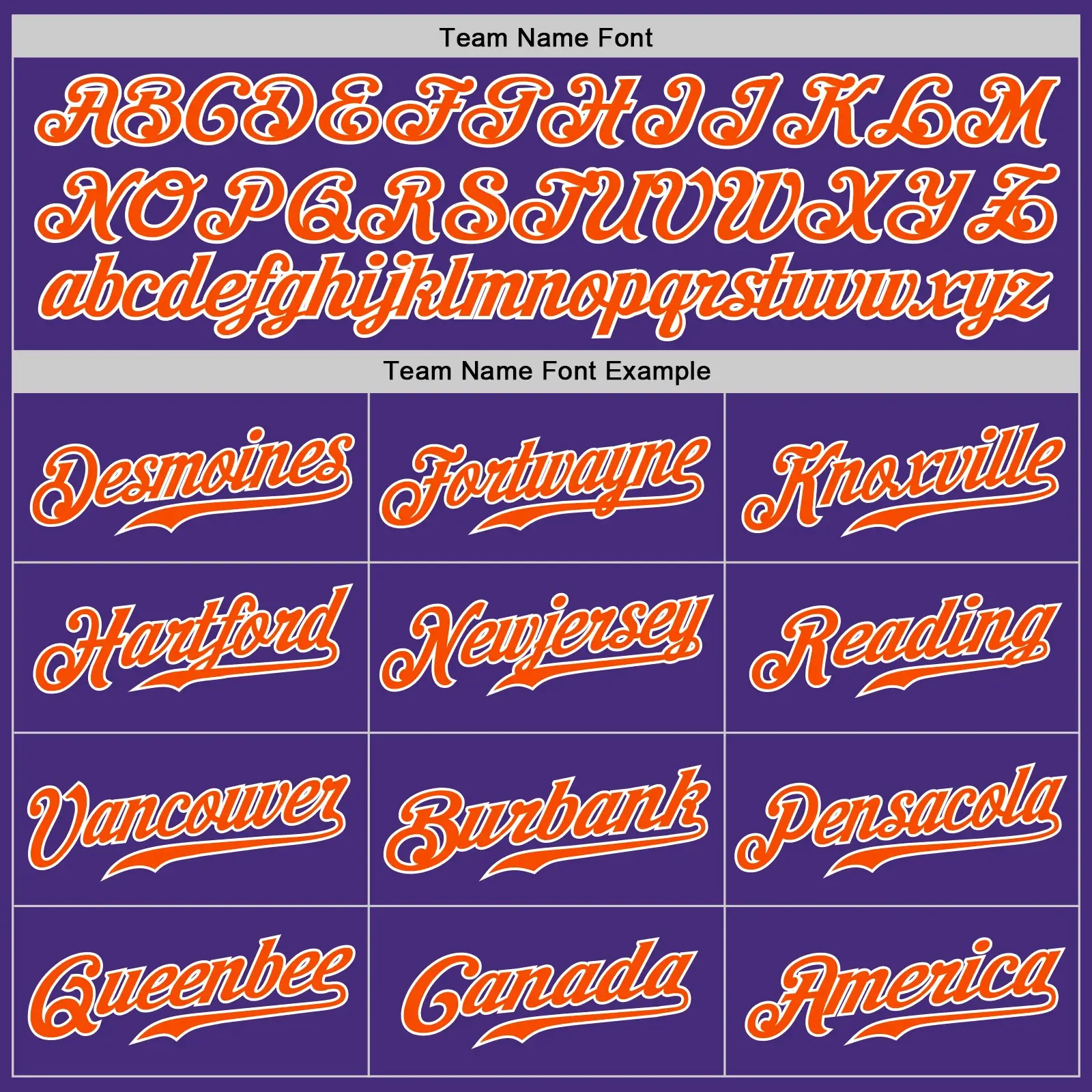 Custom Purple Baseball Jersey with Orange-White - Image 2