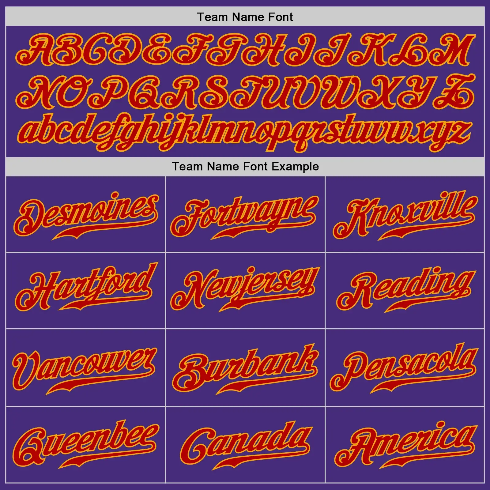 Custom Purple Baseball Jersey with Red-Gold - Image 2
