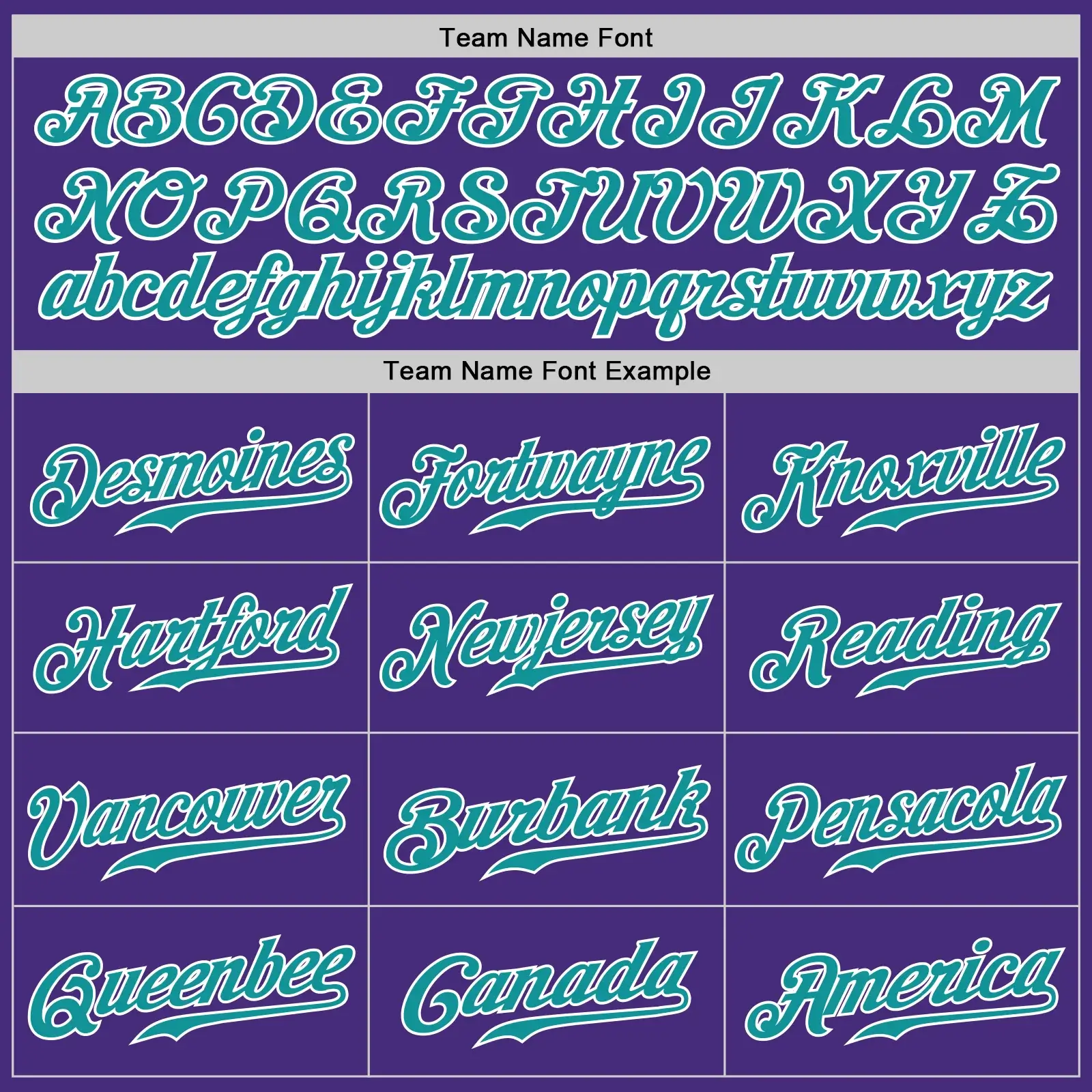 Custom Purple Baseball Jersey with Teal-White - Image 2