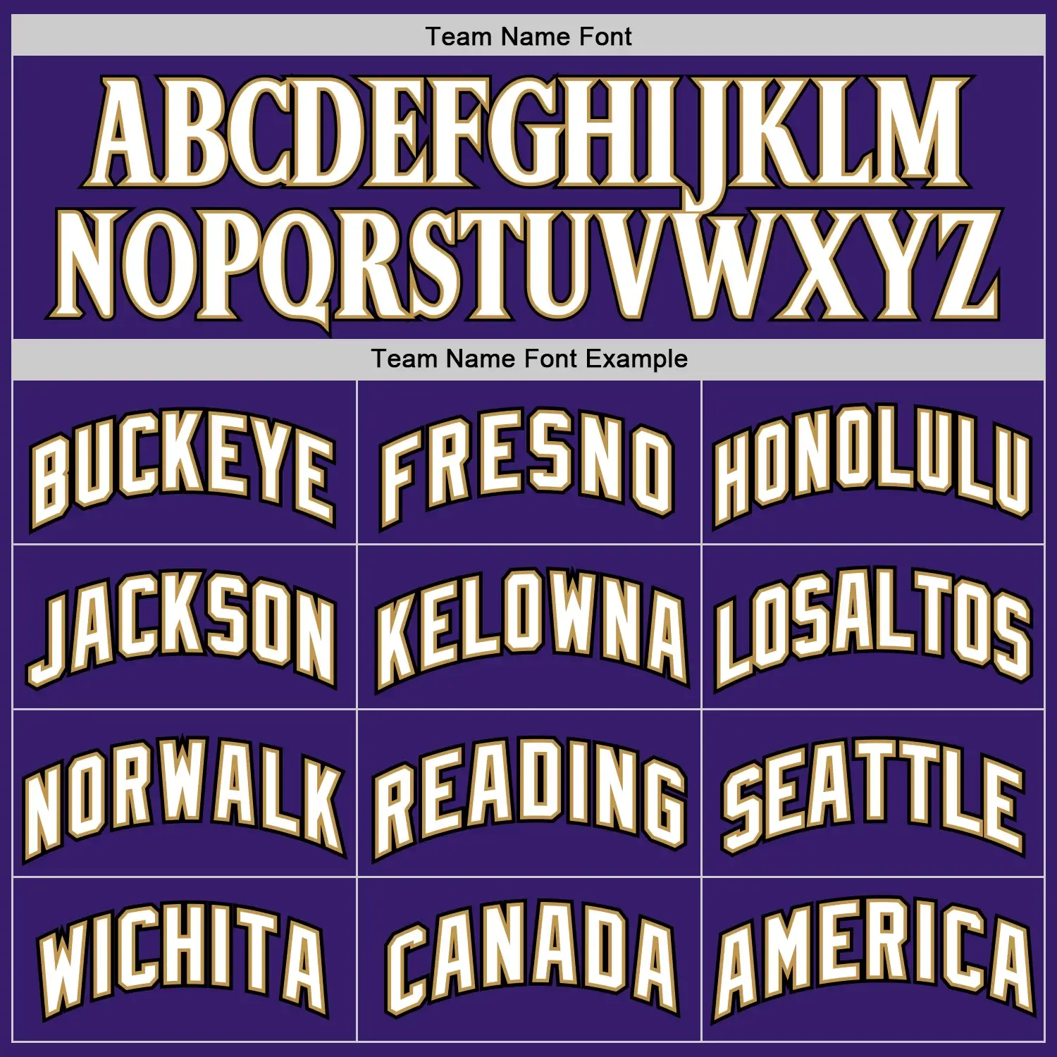 Custom Purple Baseball Jersey with White-Old Gold - Image 2