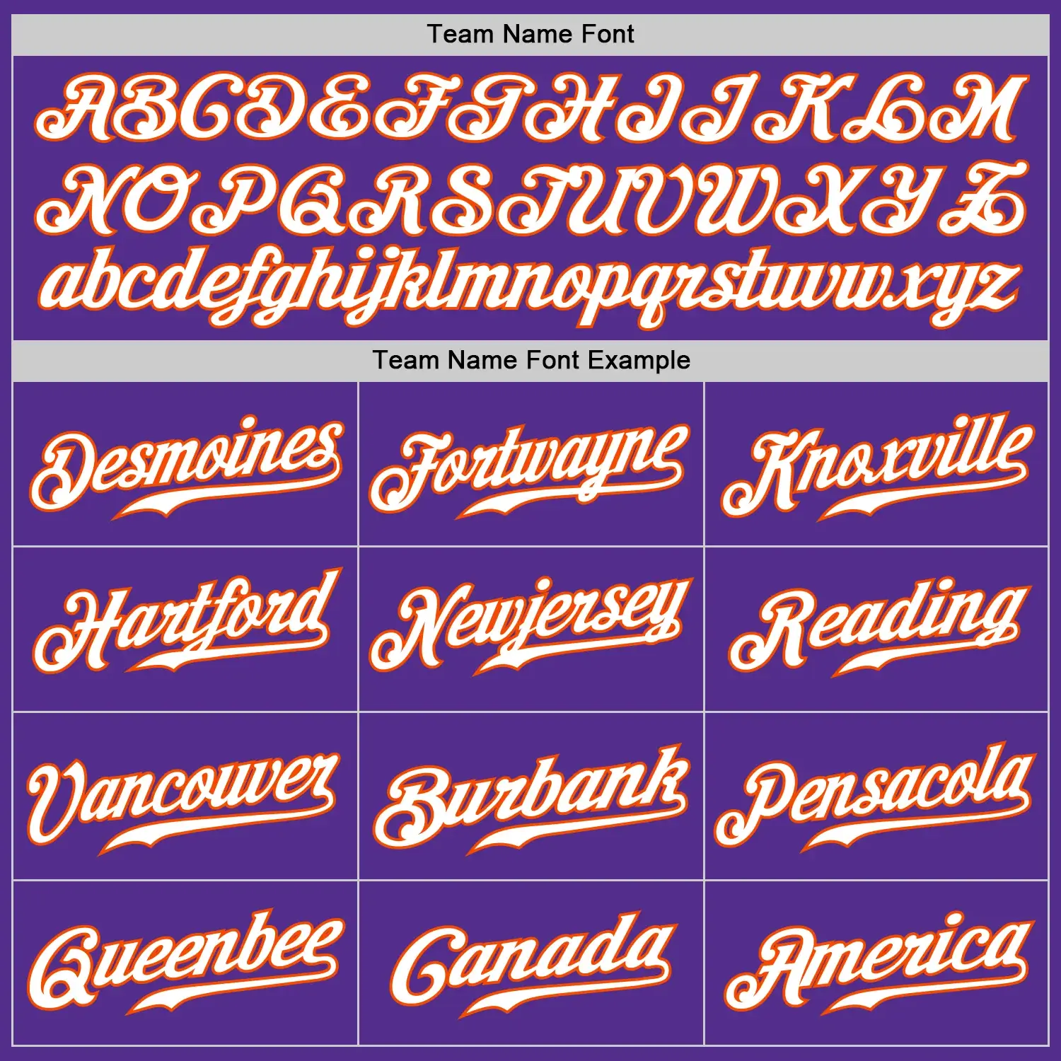 Custom Purple Baseball Jersey with White-Orange - Image 2
