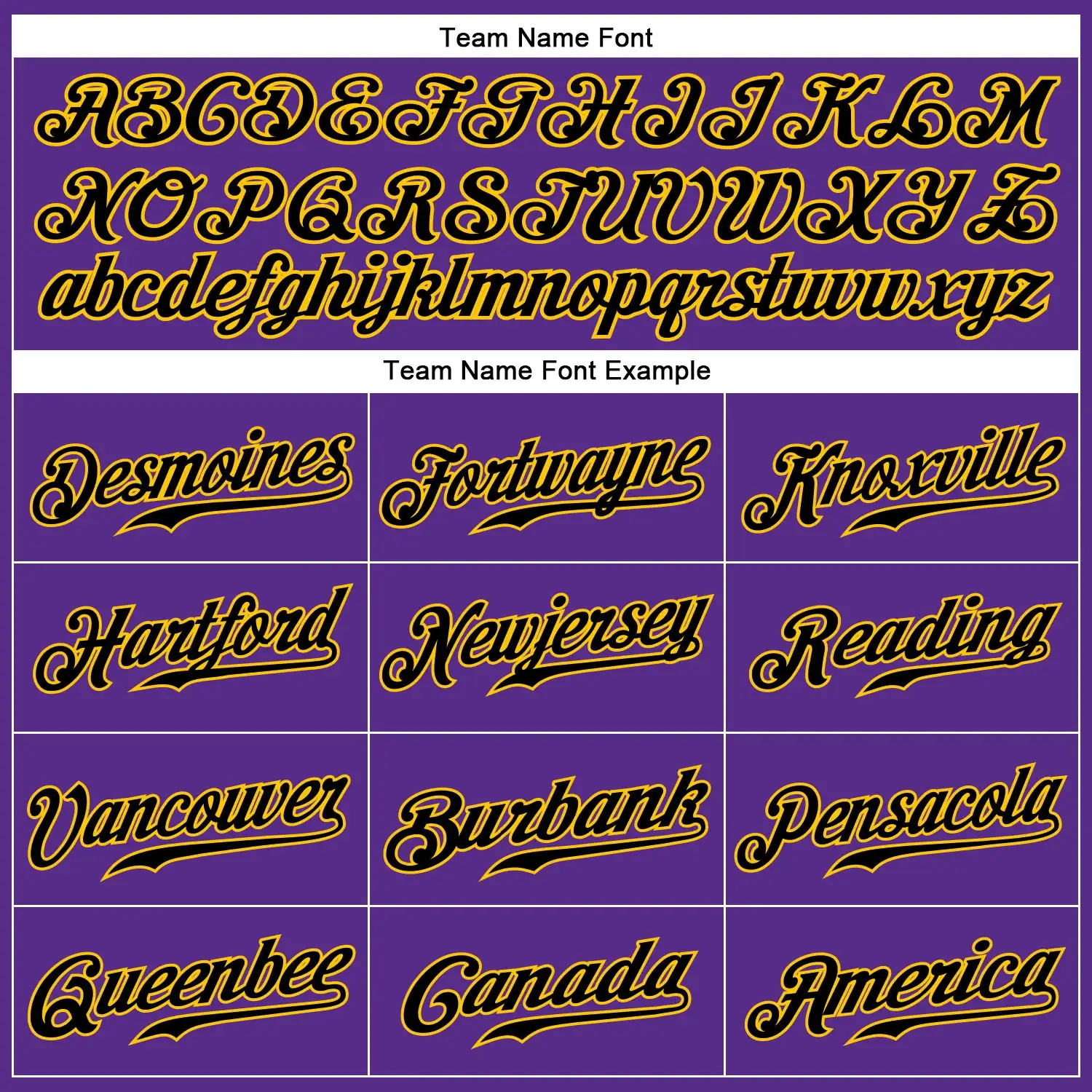 Custom Purple Pinstripe Baseball Jersey with Black-Gold - Image 2