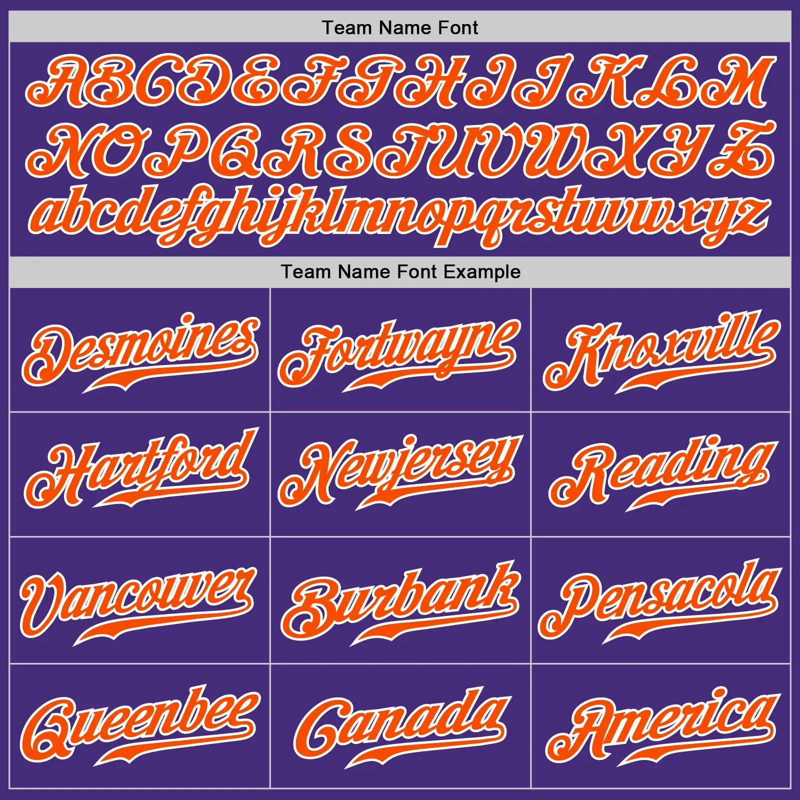 Custom Purple Pinstripe Baseball Jersey with Orange-White - Image 3