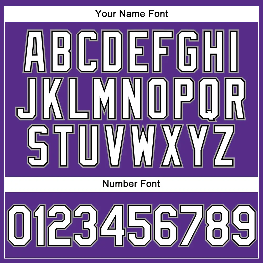 Custom Purple Pinstripe Baseball Jersey with White-Gray - Image 3