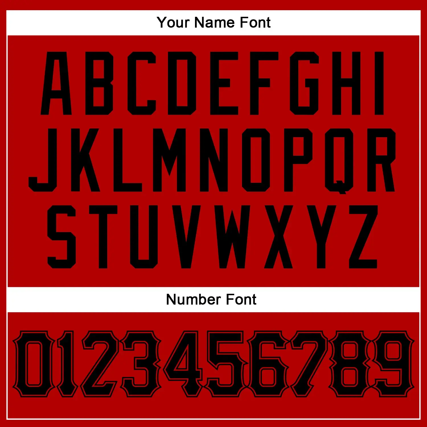 Custom Red Baseball Jersey with Black - Image 3