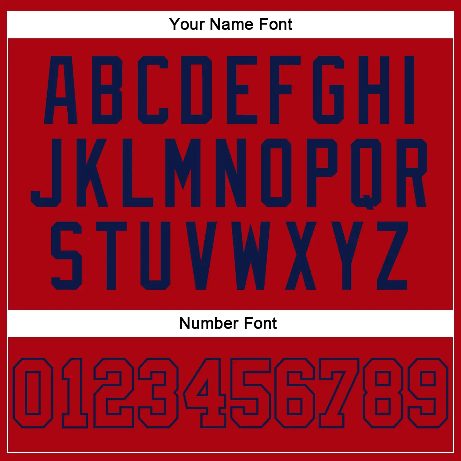 Custom Red Baseball Jersey with Red-Navy - Image 3