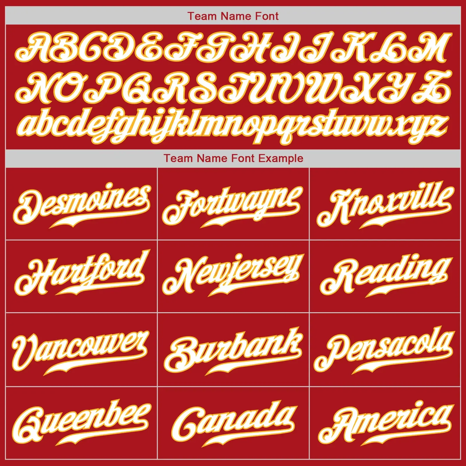 Custom Red Baseball Jersey with White-Gold - Image 3